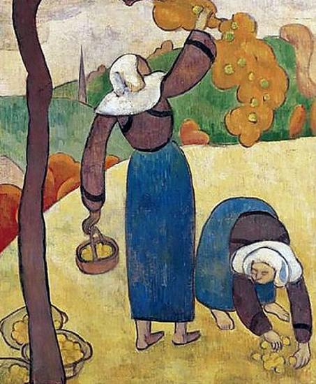 Emile Bernard Breton peasants oil painting picture